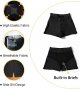 Ladies Swim Shorts High Waist Swimsuit Bottoms Swimsuit Lined
