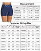 Women's Swim Shorts High Waist Swimsuit Bottoms With Pockets
