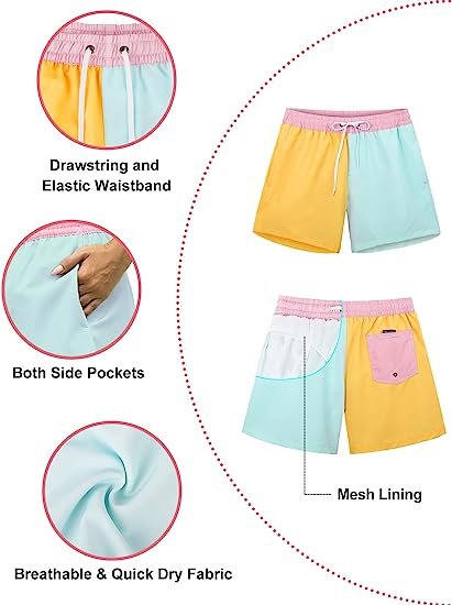 Women's Beach Shorts Quick Dry Summer Sports Drawstring Beach Briefs